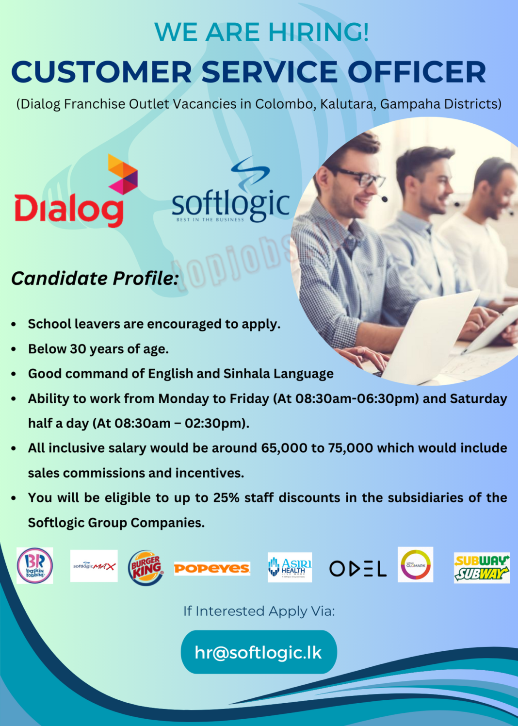 Lobs Service GOODJOB - Sri Lanka popular Job Network jobs,vacancies,careers,employment