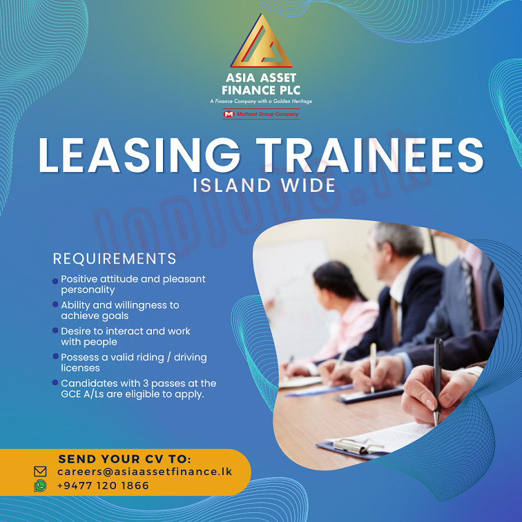 Leasing Trainees-asia Asset Finance PLC