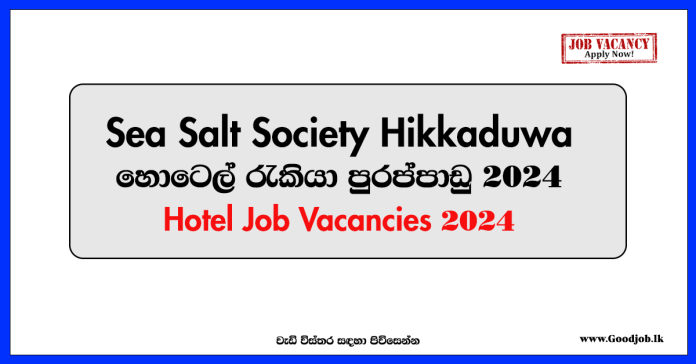 Hotel Job Vacancies 2024