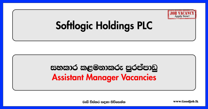 Assistant Manager - Softlogic Holdings PLC