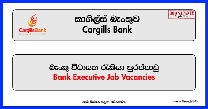 Executive (Old Moor Street Trade Hub) – Cargills Bank