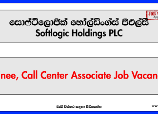 Trainee, Call Center Associate (10) - Softlogic Holdings PLC