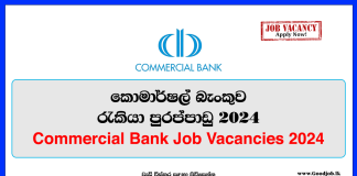 Commercial Bank Job Vacancies 2024