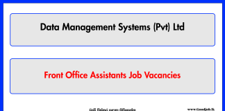 Front Office Assistants - Data Management Systems (Pvt) Ltd