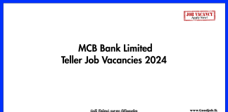 Teller - Colombo Branches MCB Bank Limited