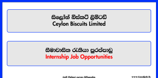 Intern - Finance - Ceylon Biscuits Limited