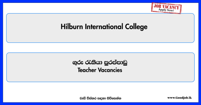 teachers-vacancies-hilburn-international-college