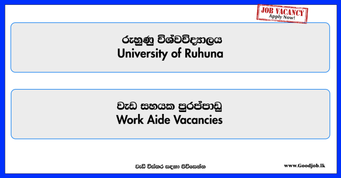 work-aide-university-of-ruhuna