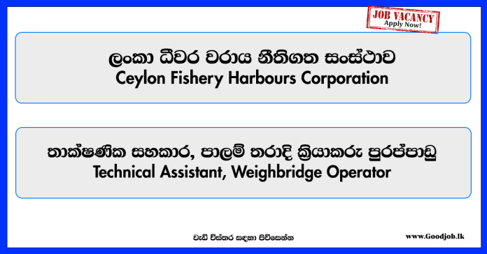 ceylon-fishery-harbours-corporation-technical-assistant-weighbridge-operator