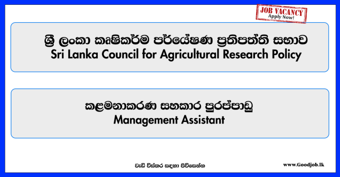 management-assistant-sri-lanka-council-for-agricultural-research-policy