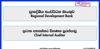 chief-internal-auditor-regional-development-bank