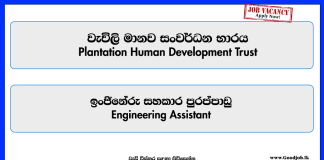 engineering-assistant-plantation-human-development-trust