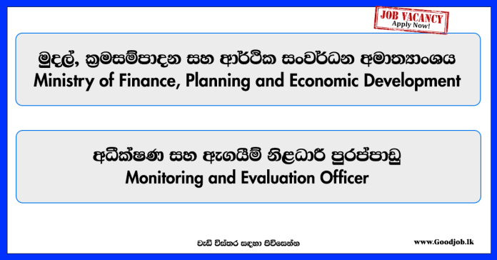 monitoring-and-evaluation-officer-ministry-of-finance-planning-and-economic-development