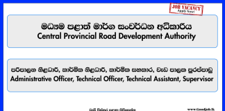 central-provincial-road-development-authority-jobs