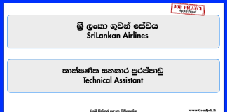 technical-assistant-srilankan-airlines