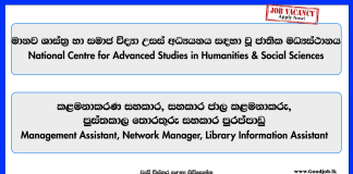 management-assistant-network-manager-library-information-assistant-ncas-vacancies-2025