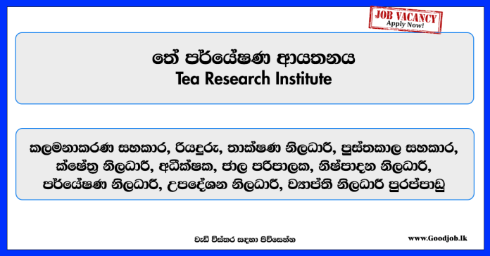 management-assistant-driver-technical-officer-more-vacancies-tea-research-institute