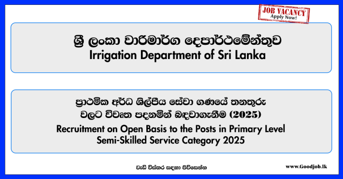 recruitment-on-open-basis-to-the-posts-in-primary-level-semi-skilled-service-category-irrigation-department-