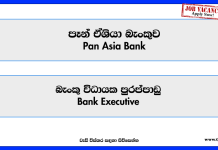 Bank Executive – Pan Asia Bank Vacancies 2025 executive-remittances-pan-asia-bank