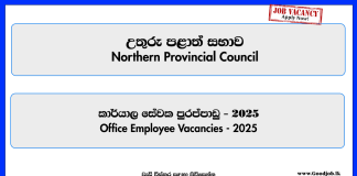 northern-provincial-council-jobs-2025