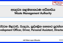 development-officer-driver-personal-assistant-director-waste-management-authority